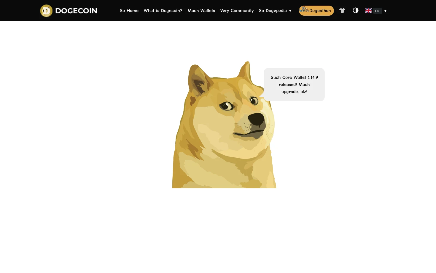 Dogecoin 页面快照